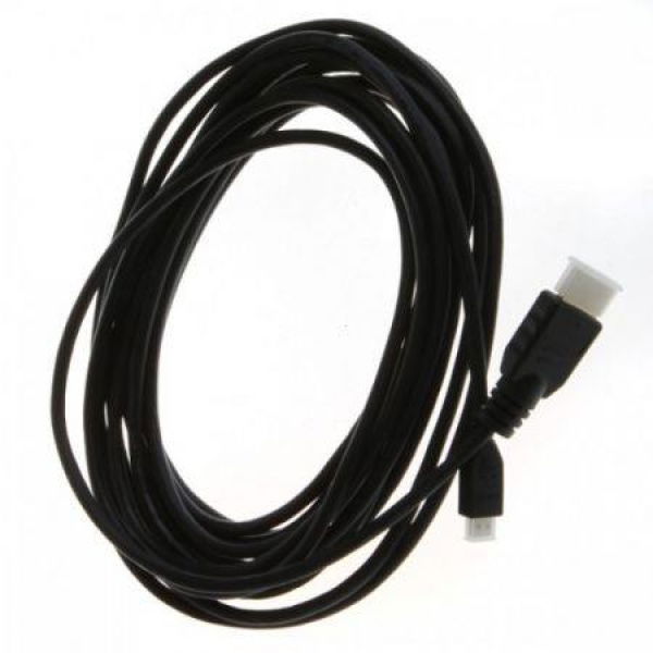 5m/16ft Version 1.4 Micro HDMI To HDMI Cable For Motorola Sony Ericsson Fuji F85EXR Digital Camera.