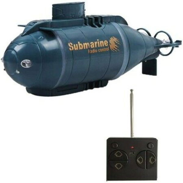 6-Channel Mini RC Submarine Toy (Blue)