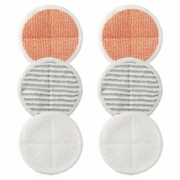 6 Pack Replacement Pads For Bissell Spinwave 21242039A2307231572039120399 Powered Hard Floor Mop