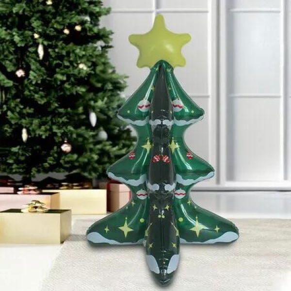 60cm Christmas inflatable Tree Mini Desktop Standing Christmas Tree Balloons Christmas New Year Decoration Balloon