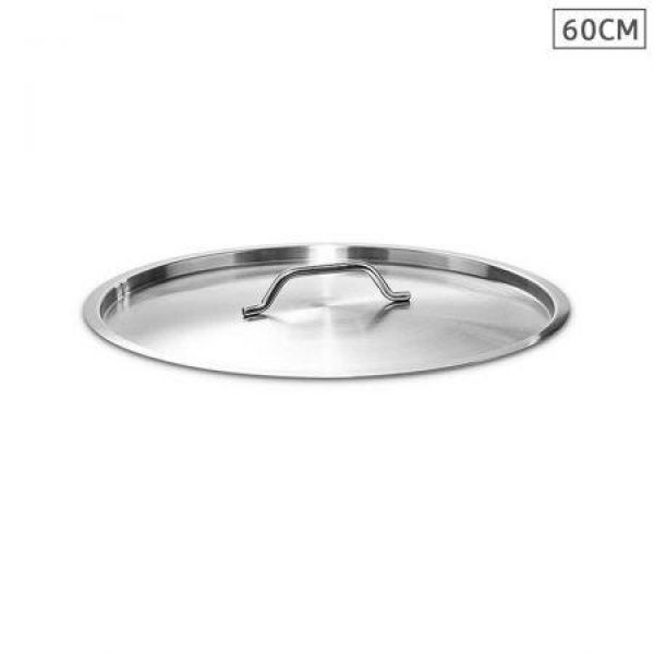 60cm Top Grade Stockpot Lid Stainless Steel Stock Pot Cover