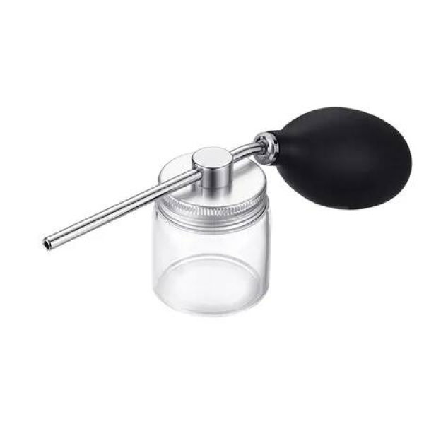 60ml Powder Spray Bottles, Hair Building Fibers Spray Bottle, Applicator Portable Hairdressing Tools, Refillable Hair Fiber Applicator