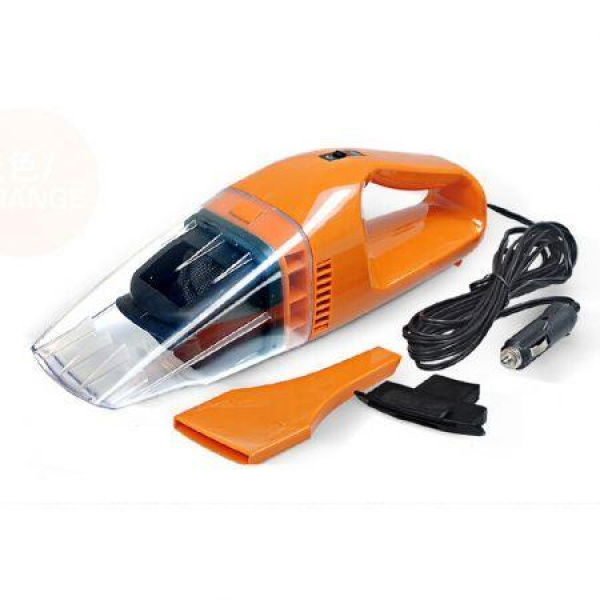 60W Mini Portable Rechargeable Wet Dry 12V Car Auto Vacuum Cleaner Orange