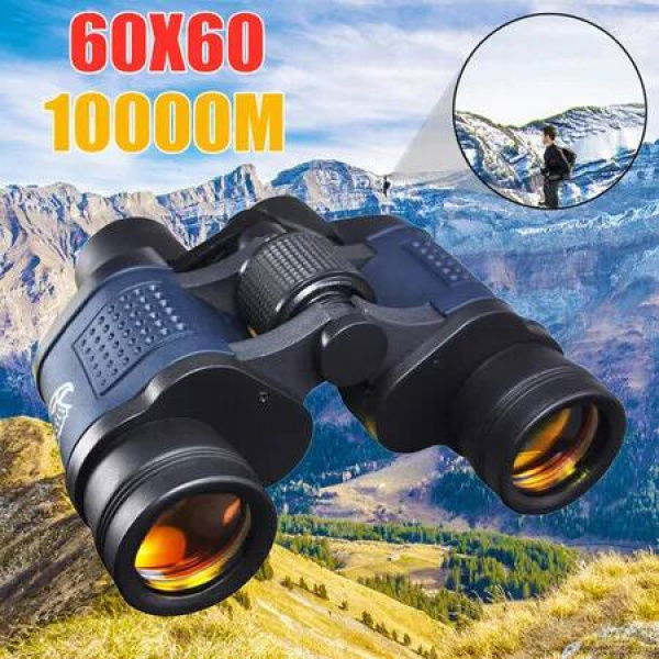 60X60 Binoculars Low Light Night Vision Professional Waterproof Telescope for Stargazing Bird Watching Concerts Football Sightseeing concert Hunting