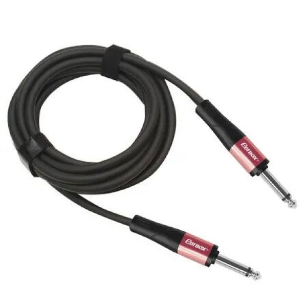 6.35mm Instrument Cable,Premium 6.35mm Mono Jack 1/4 TS Cable Unbalanced Guitar Patch Cords/Instrument Cable Male to Male(3M Red)