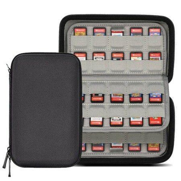 64 DS 3DS Switch Game Case Compatible with Nintendo Game Cartridges,Game Cards Holder Organizer Home Storage Travel Safekeeping Carrying Case
