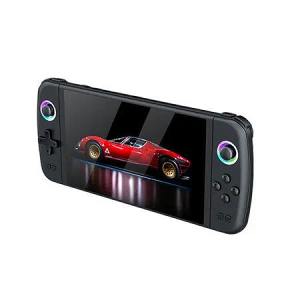 64G Large Screen Handheld Game Console Portable Arcade HD Retro TV Home 3D Rocker RGB Racing Rainbow Light 7Inch Display