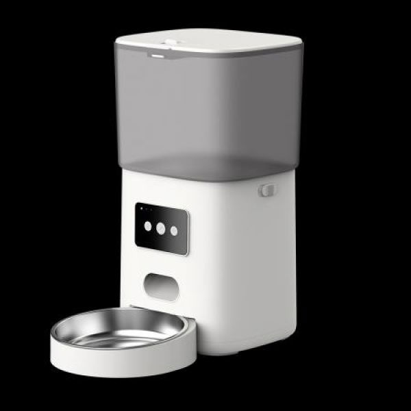 6L Smart Dog Feeder for Automatically Feeding by Schedule Cat Puppy Bowl Pet Supplies Recording Timing Food Dispenser