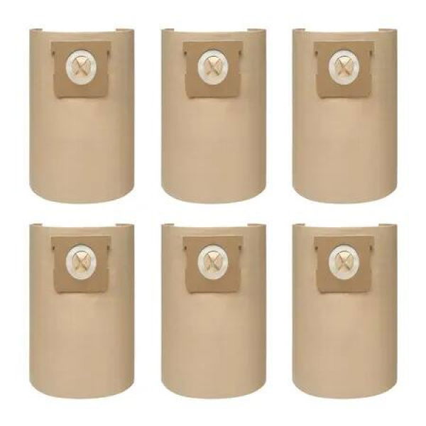 6Pcs DXVA19-4104 Dust Bags for DEWALT 5-6-8 Gallon Wet/Dry Vacuum, Compatible with DXV05P DXV06PL DXV08S