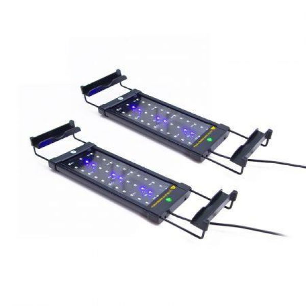 6W Set 2 Aquarium Blue White LED Light For Tank 30-50cm