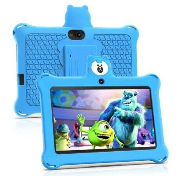 7 inch Kids Tablet Android 13 with 4GB RAM,32GB ROM,Parental Control,WiFi 6,Dual Camera,Bluetooth Tablets for Kids Ages 3-7(Blue)