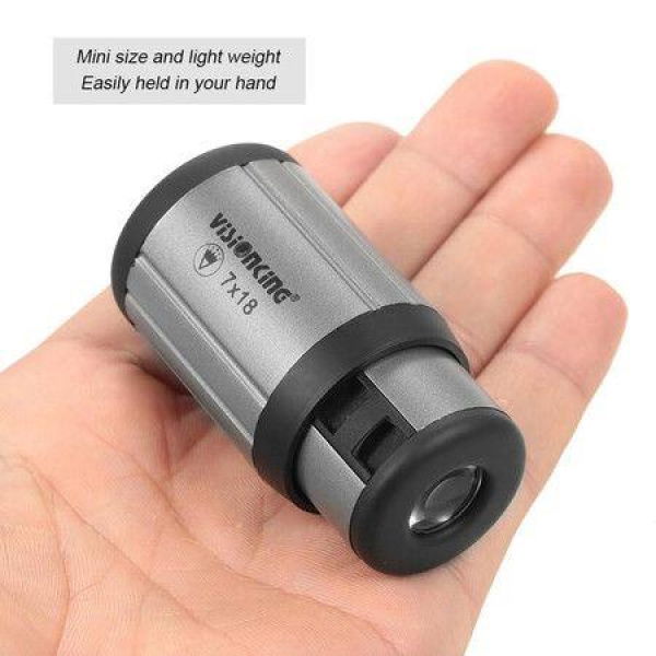 7 X 18Mini Compact Monocular Telescope Pocket Scope Ultra Light 18 Monocular