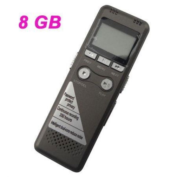 700 8G MP3 Digital Voice Recorder With LCD Display