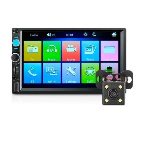 7010B 7 Inch Car MP5 Player With 720P Camera