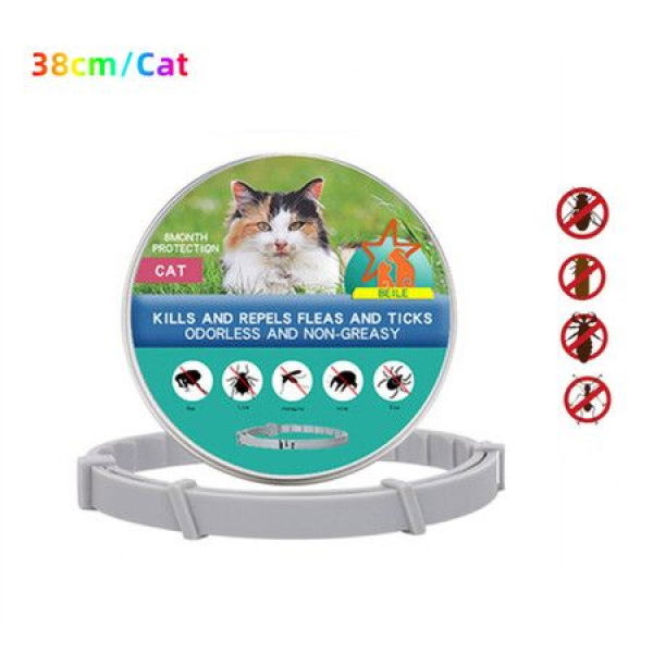 70cm Anti-Parasitic Collar Anti-Flea And Tick For Cats (4 Pack)