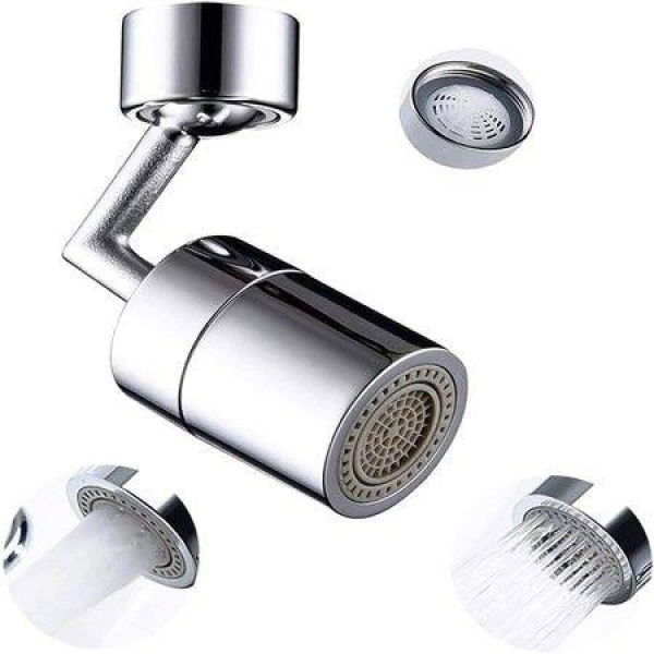 720 Degree Rotatable Universal Splash Filter Faucet Anti-Splash 2-Layer Net Filter Double O-Ring Leakproof