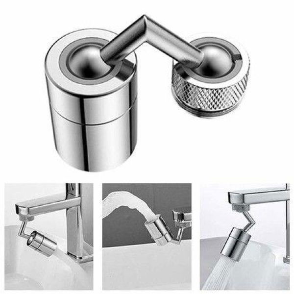 720 Degree Rotatable Universal Splash Filter Faucet Anti-Splash 4-Layer Net Filter Double O-Ring Leakproof