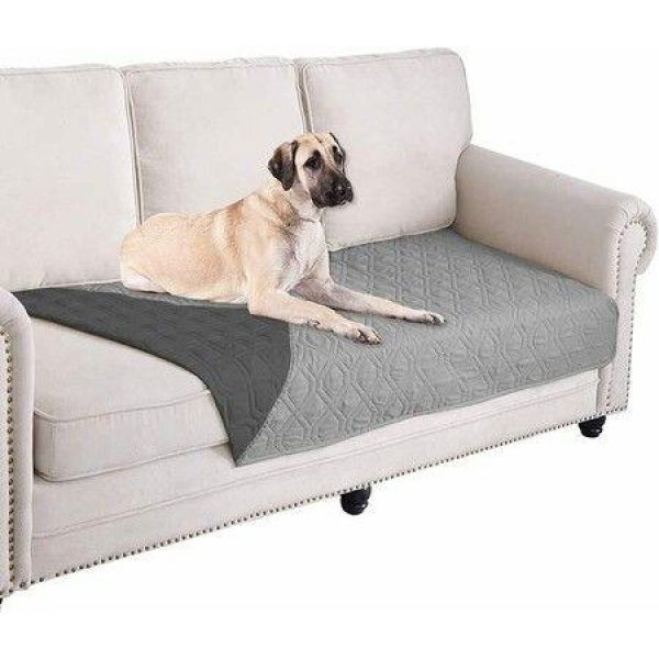80*180cm-Dark Grey-Waterproof & Non-Slip Dog Bed Cover and Pet Blanket Sofa Pet Bed Mat ï¼Œcar Incontinence Mattress Protectors Furniture Couch Cover