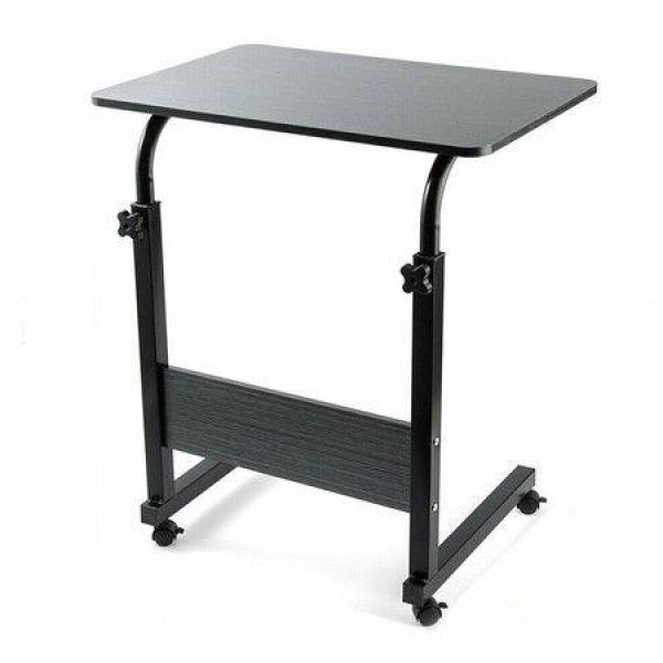80*40/60*40cm Lift Bedside Table Removable Home Bedroom Notebook Table Multifunctional Bed Computer Desk with Wheel80*40cm