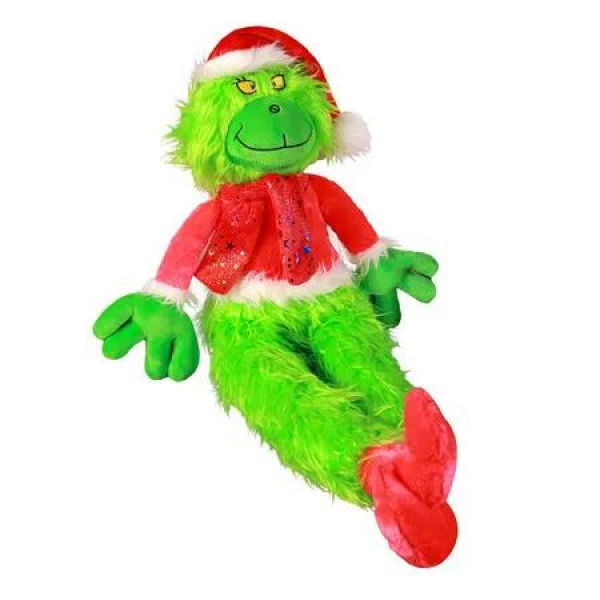 80cm Green Monster Plush Toy Christmas Decoration Tree And Home Decor Toys for Kids Christmas Gift