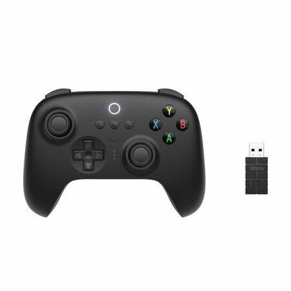 8BitDo Ultimate 2.4G Wireless Controller With Charging Dock 2.4G Controller For PC Android Steam Deck IPhone IPad MacOS And Apple TV (Black)