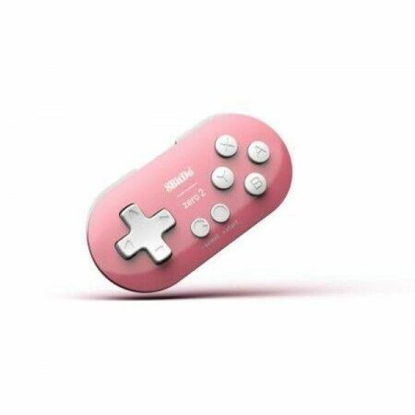 8BitDo Zero 2 Bluetooth Gamepad (Pink Edition) - Nintendo Switch.