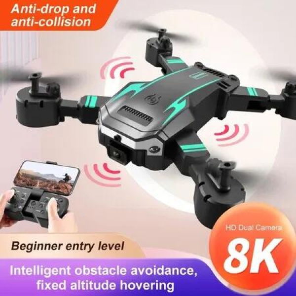 8K Professional Drone Quadcopter with high-resolution videos & photos,Dual-camera for panoramic views & detailed close-ups, Advanced Obstacle Avoidance