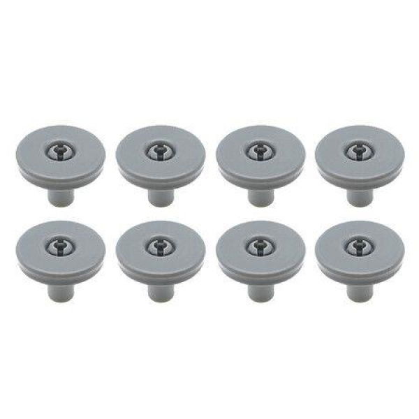 8PCS 40mm Dishwasher Basket Wheel For Aeg Favorit Privileg Zanussi Dish Washer Spare Parts Accessories Replacement