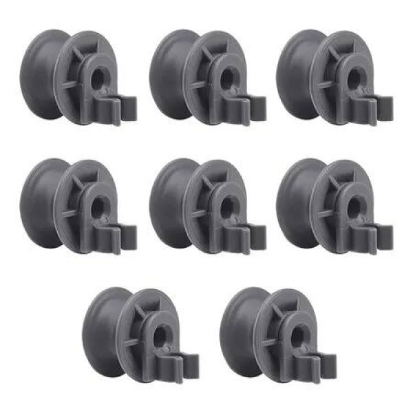 8Pcs 4581DD3002A Upper Dishrack Roller Wheels Assembly Compatible with LG Dishwasher Parts Replaces 4581DD9001B AP4437685 PS3523050 1266813 EA3523050
