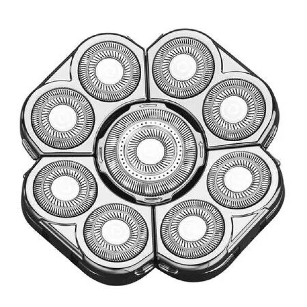 9 Blades Head Shaver Men's Electric Shaver Replacement Heads Universal Replacement Blade Head Electric Razor for Men