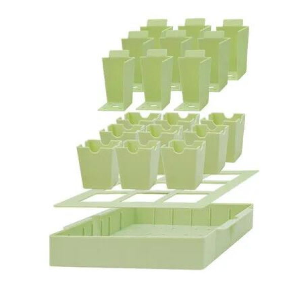 9 Grid Seed Tray Set for Beginners Seedling Tray for Seed Germination Cress Propagator for Plants