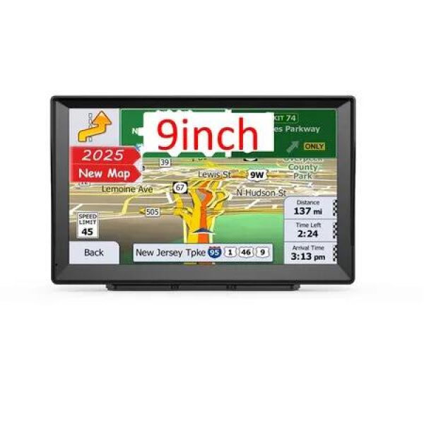 9 Inch GPS Navigator Car Truck RV Touch Screen Voice Directions Offline Map Reminding Navigation System Speed Alert and Red Light Warning 8G+256M