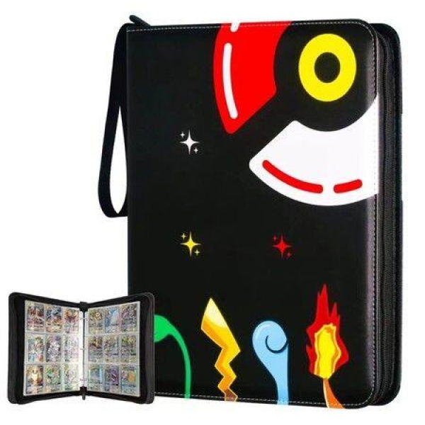 900 Card Binder for Pokemon Cards Holder 9 Pocket, Trading Binders for Card Games Collection Case Book Fits 900 Cards