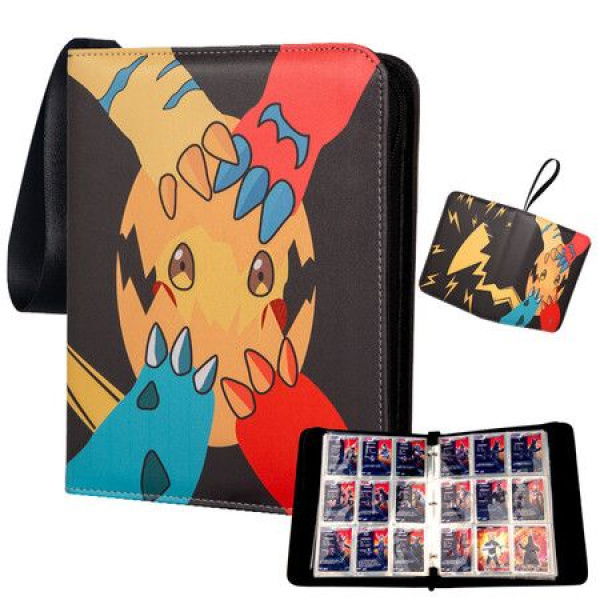 900 Cards Case Binder Pokemon Card TCG Game Cards PU Leather Collection Holder Pocket Folder Gift For Kids