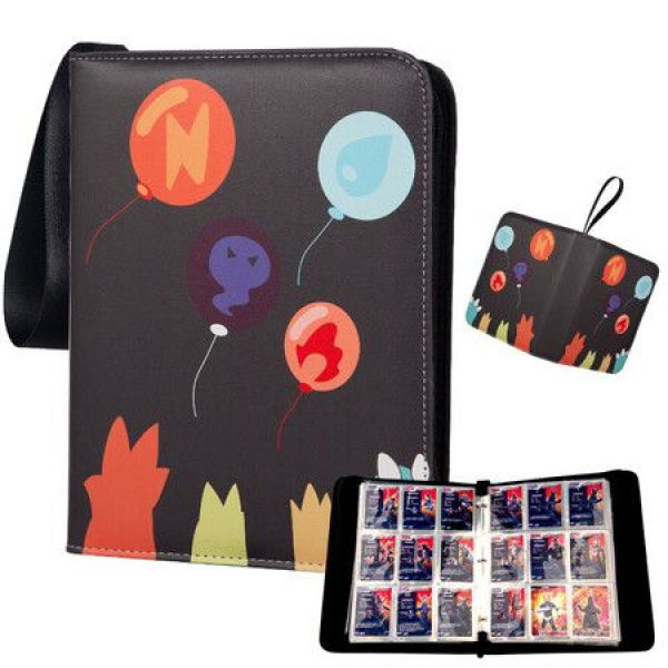 900 Cards Case Binder Pokemon Card TCG Game Cards PU Leather Collection Holder Pocket Folder Gift For Kids