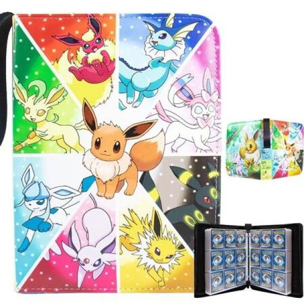 900 Cards Case Binder Pokemon Card TCG Game Cards PU Leather Collection Holder Pocket Folder Gift For Kids