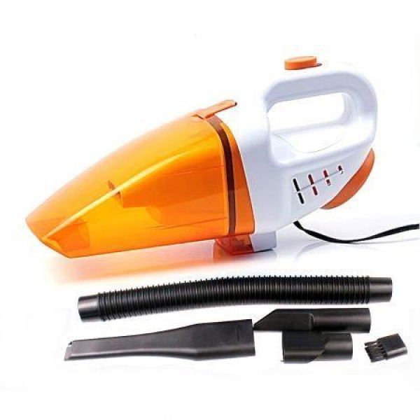 90W 12V Portable Handheld Car Wet & Dry Vehicle Vacuum Cleaner Orange.