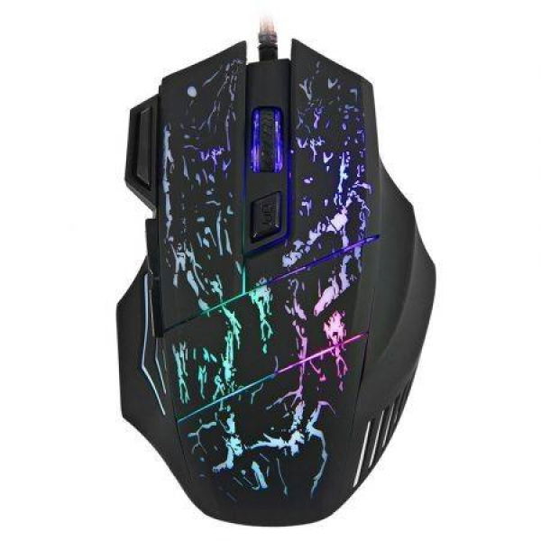 A874 7-Button USB Wired Gaming Mouse 1000/1600/2400/3200 DPI With LED.