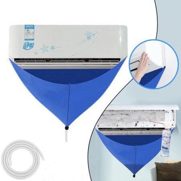 Ac Cleaning Kit Air Conditioner Cleaning Bag with Drain Pipe Ac Cleaner Waterproof Air Conditioning Washing Set Aircon Tools