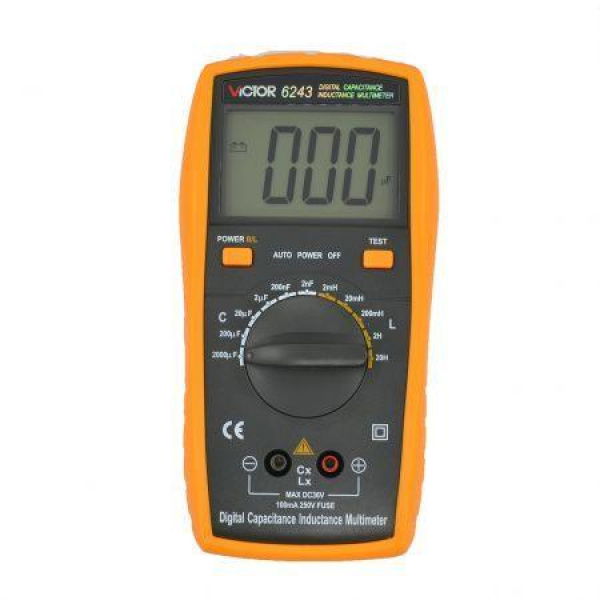 AC/DC LCD Digital Multimeter Volt Ohm Amp Tester Checker