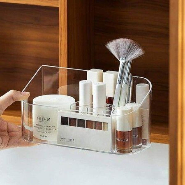 Acrylic Makeup Cosmetic Organizer Skincare Lotion Organizer Box Storage Tray