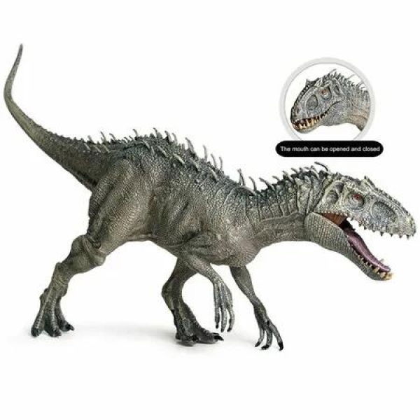 Action Figures Indominus Rex Open Mouth Savage Tyrannosaurus Dinosaur World Animals Model Play Toy Collectible Prehistoric Adventure Display Jurassic Fun Gift Kids