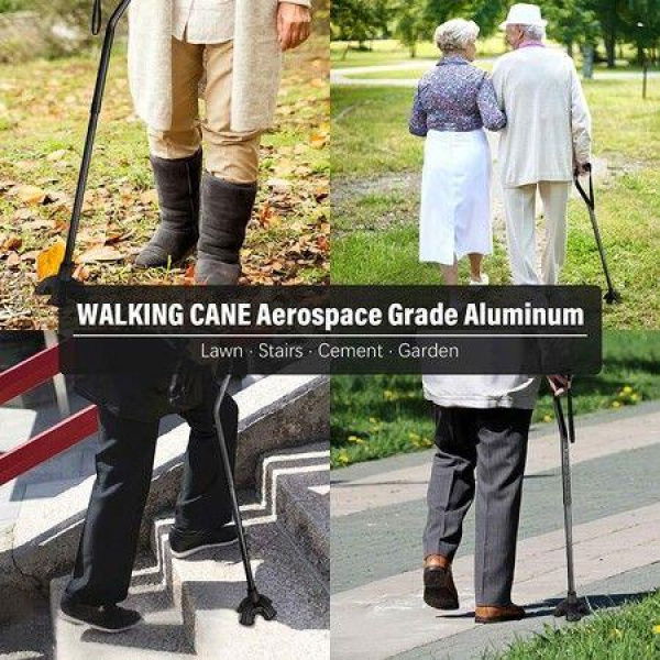 Adjustable Cane For Men And Women - Lightweight And Sturdy Cane