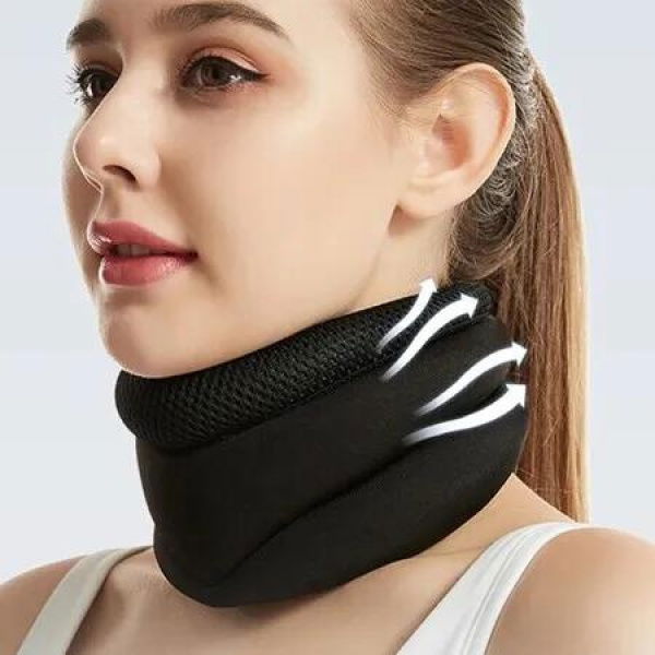 Adjustable Cervical Neck Brace with Soft Foam - Relieves Cervical, Promotes Relaxation, and Enhances Travel Comfort