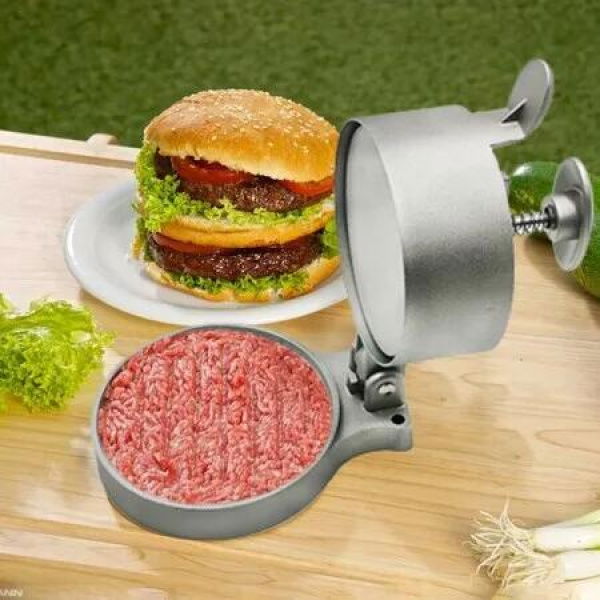 Adjustable Hamburger Patty Maker for Perfectly Shaped, Non-Stick Patties at Home and in Restaurants