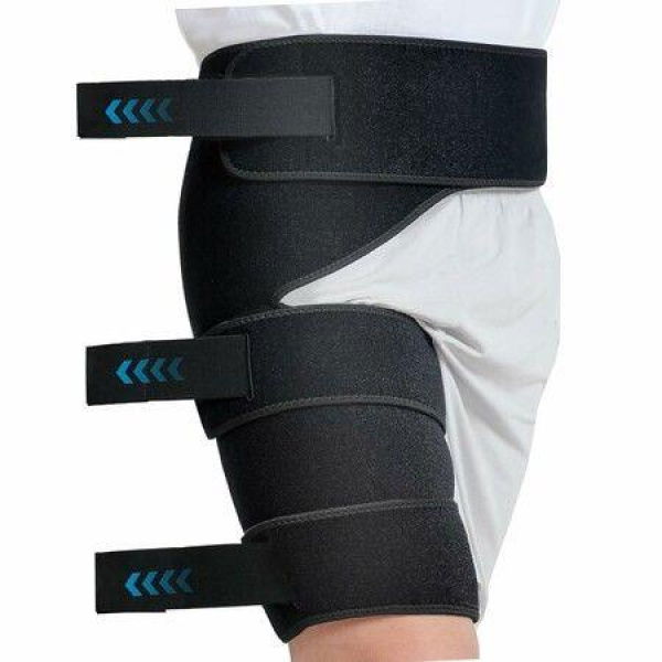 Adjustable Hip Brace Groin Hamstring Compression Wrap for Men and Women,Thigh Compression Sleeve With 6 Pressure Straps,Buttock Quad Support