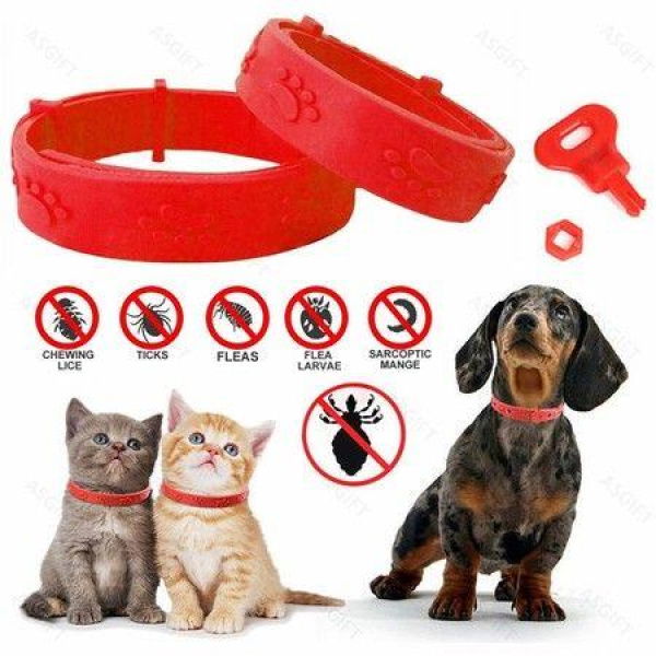 Adjustable Pet Flea Collar Neck Strap Outdoor Pet Protection Aroma Killing Mite Lice For Dog