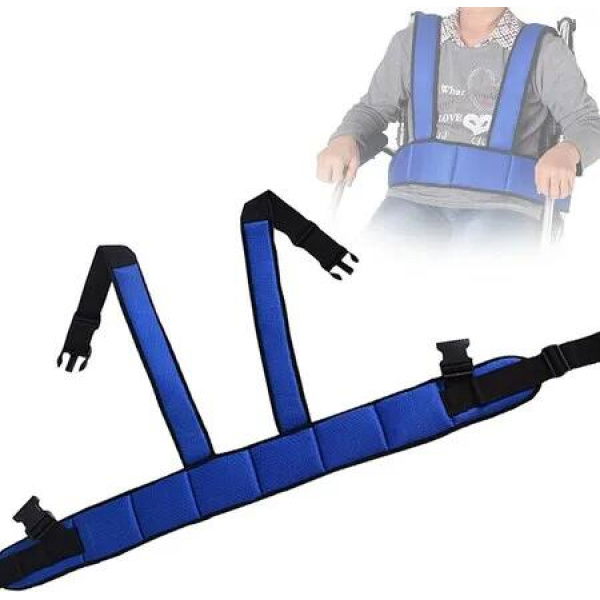 Adjustable Seat Belt and Attachment Strap for Secure and Comfortable Mobility