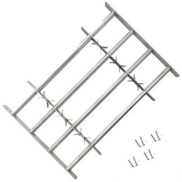 Adjustable Security Grille For Windows With 4 Crossbars 700-1050 Mm