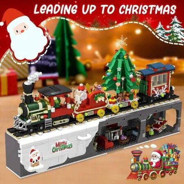 Advent Calendar Building Blocks Set, Christmas Countdown Calendar for Kids Teens Men Women with 24 Boxes of 1529 PCS Building Bricks Toys